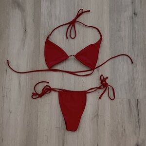 Red Bikini Set